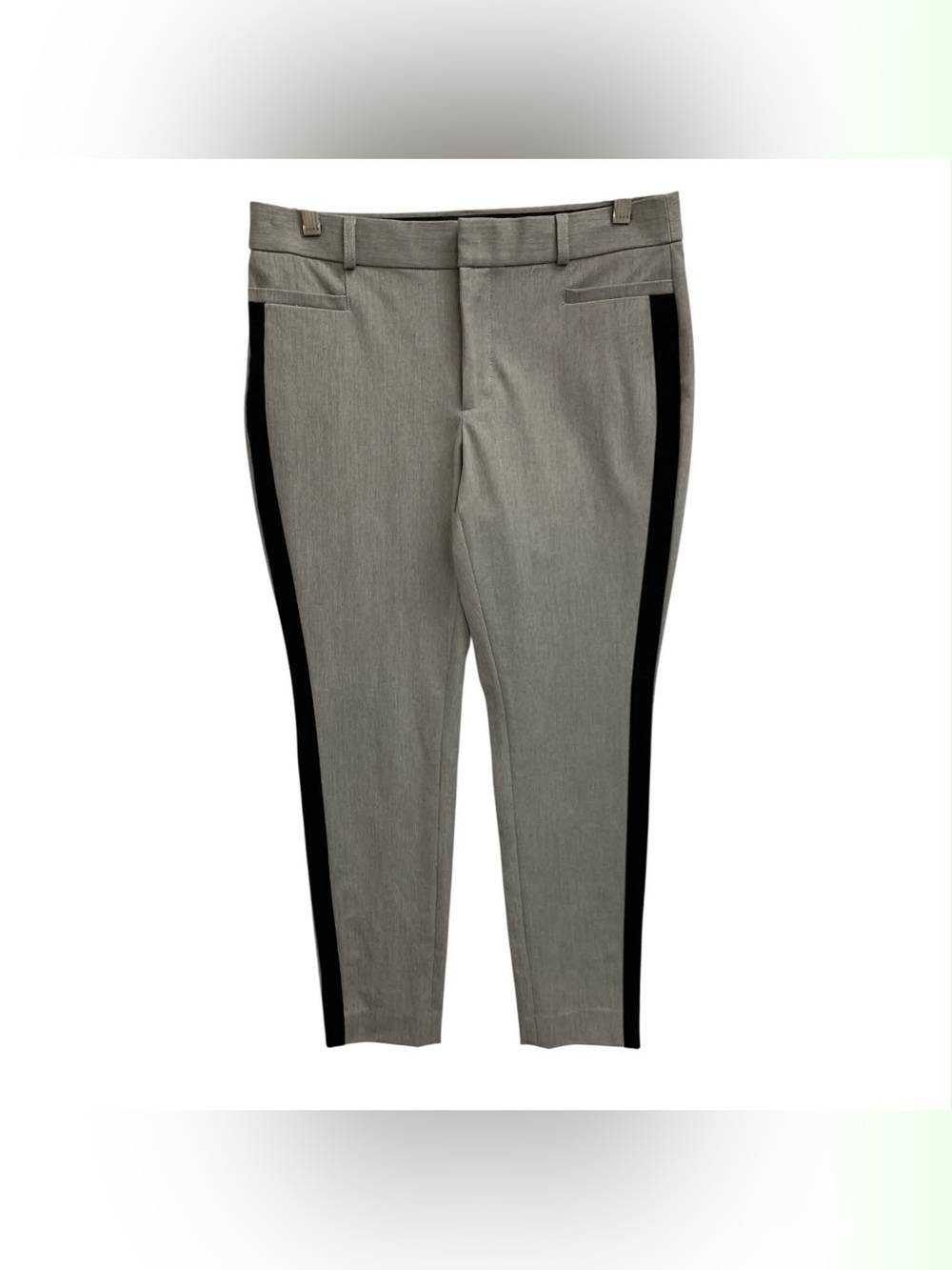 Banana Republic Gray Pants with Black Side Stripes Size S